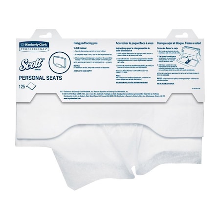 Scott Scott Pro Flushable Toilet Seat Covers 24 Pack Each 125 sheet 18 in. 07410